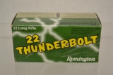 Ammo. Remington 22 Thunderbolt 22lr rf. 500 Rds.