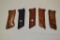 Gun Parts. 2 Sets Ruger and 1 Unmarked Set Grips