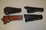 4 Leather Holsters