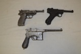 Non Guns. P38, Broomhandel & Mauser