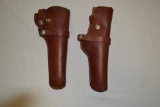 2 Hunter Leather Holsters