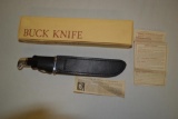 Buck 120 Knife w/ Leather Sheath