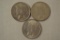 Coins. 3 Peace Silver Dollars.1922, 1926-D, 1923-S