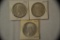 Coins. 3 Peace Silver Dollars. 1922, 1923-S, 1923