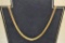 Italian Quality Gold 14K Quad-link Necklace