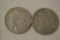 Coins. 2 Morgan Silver Dollars. 1899-O & 1921-S