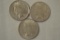 Coins. 3 Peace Silver Dollars.1922,1924,1926-S