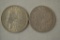 Coins. 2 Morgan Dollars.1900 & 1885