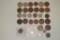 Coins. Foreign Coins. Approx 31 Total.