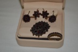 Antique Bohemian Garnet Jewelry