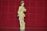 Asian Ivory Resin Nude Statue