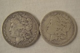 Coins. 2 Morgan Silver Dollars. 1879 & 1890-O