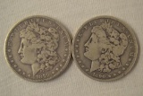 Coins. 2 Morgan Silver Dollars. 1879 & 1890-O