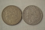 Coins. 2 Morgan Silver Dollars. 1896 & 1921-S