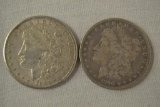 Coins. 2 Morgan Silver Dollars. 1890-O & 1921-S
