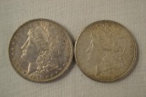 Coins. 2 Morgan Silver Dollars. 1879 & 1886