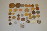 Various Souvenir Tokens. Approx. 34 Total