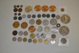 Coins. 50 Miscellaneous Tokens.