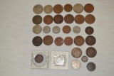 Coins. Foreign Coins. Approx 31 Total.