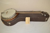 Washburn 8 String Banjo, B-12. With Original Case.