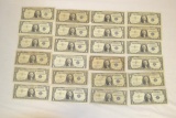 Currency. 24 Silver Certificates. 1935 & 1957.