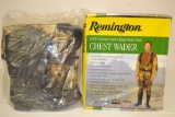 REM 3-Ply Canvas Camo Boot-Foot Chest Waders.NIB
