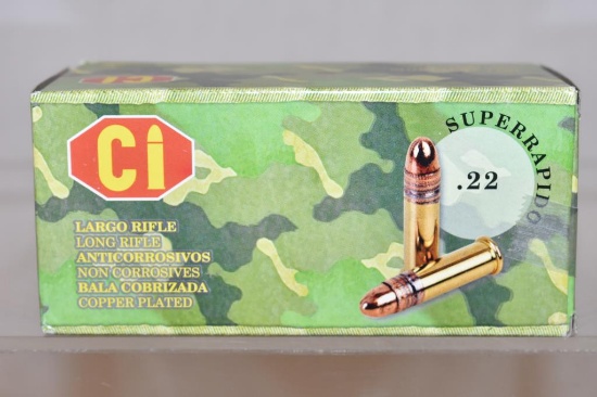 Ammo. CI 22 LR. 500 Rds NIB