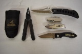 4 Knives & Folding Pliers