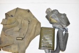 WWII Military U.S. Gas Mask & Case.