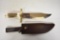 Whitetail Cutlery Bowie Type Knife, With Sheath