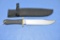 Gerber Knife with Coffin Handle & Sheath