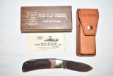 Schrade LockBack Knife & Leather Sheath.