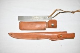 Schrade Shapner & Leather Sheath.