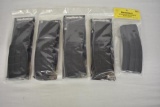 5 Mags. M16, AR-15. 5.56 x 45mm, 30 Rds. NIB