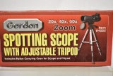 Gordon Spotting Scope & Tripod. 20-60x60