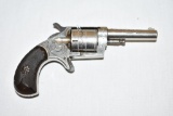 Gun. Continental Spur Trigger Engraved 38 Revolver