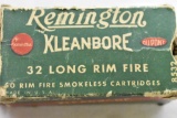 Ammo. Collectible Remington 32 Smokeless. 26 Rds
