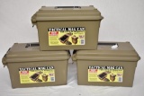 3 Plastic Ammo Cans