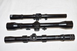 3 Scopes. Weatherby, Buschnell, & WesternField