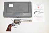 Gun. Ruger New Vaquero SS 45 LC cal Revolver L-New