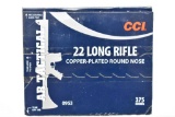 Ammo. CCI 22 LR, Copper Round Nose. 375 Rds.