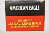 Ammo. American Eagle 22 LR, 38 Gr. 400 Rds