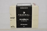 Ammo. Federal 22 LR, Target Grade. 325 Rounds