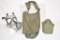 U.S Military Gas Mask & Canteen.