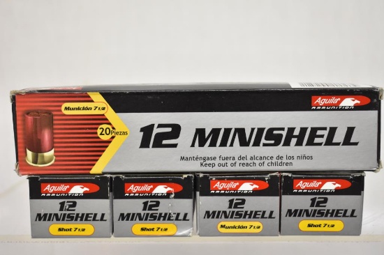 Ammo. Aguila 12 Minishells, 7 1/2 Shot, 100 Rds.