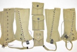 U.S Military. 2 Pairs Leggings & 3 Ammo Pouches.