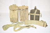 WWll British Military Canteen, Pouches W/Y-Straps