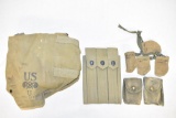 WWll U.S Gask Mask W. Bag, M3 Mag Pouch & More.