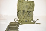 US Military Field Back Pack & 3 Cell Grenade Pouch