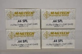 Ammo.Magtech .44 SPL 240 Gr. 4Boxes Total 200 Rds